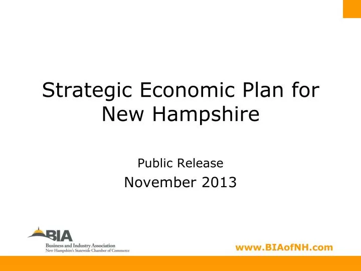 strategic economic plan for new hampshire