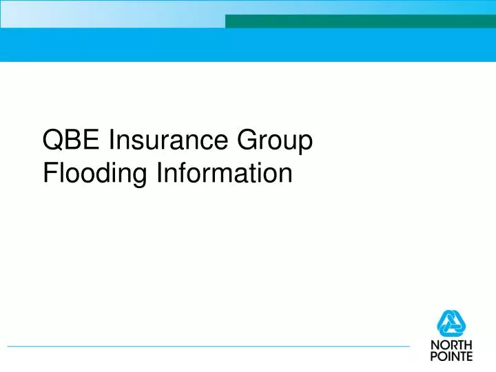 qbe insurance group flooding information
