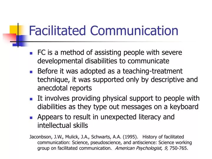 facilitated communication