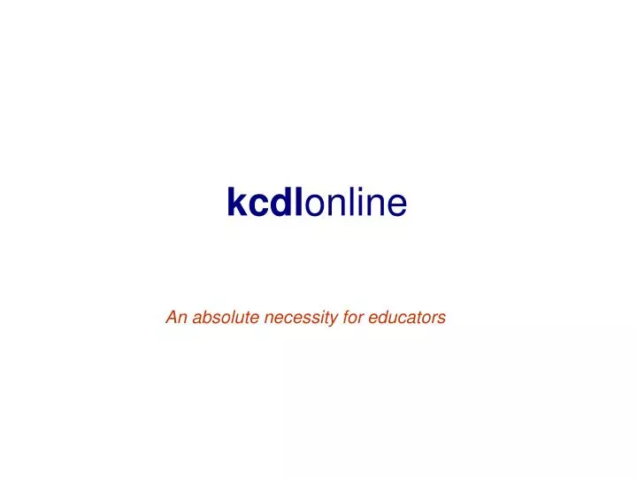 kcdl online