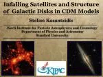Stelios Kazantzidis Kavli Institute for Particle Astrophysics and Cosmology - slide 1