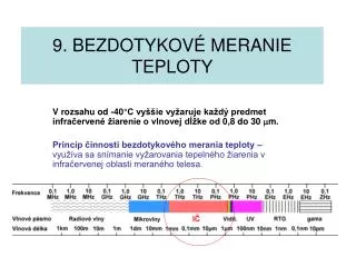 9 bezdotykov meranie teploty