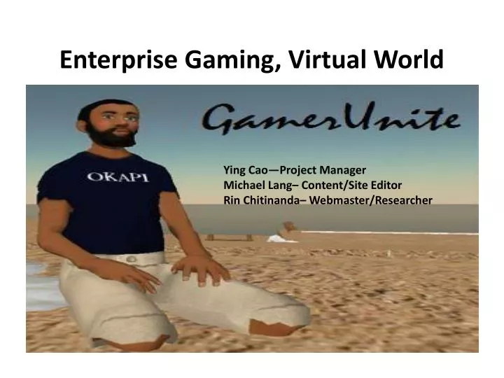 enterprise gaming virtual world