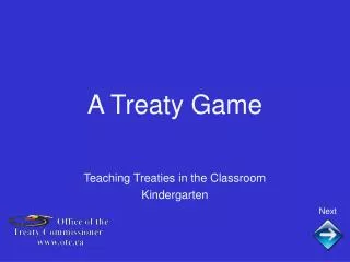 A Treaty Game