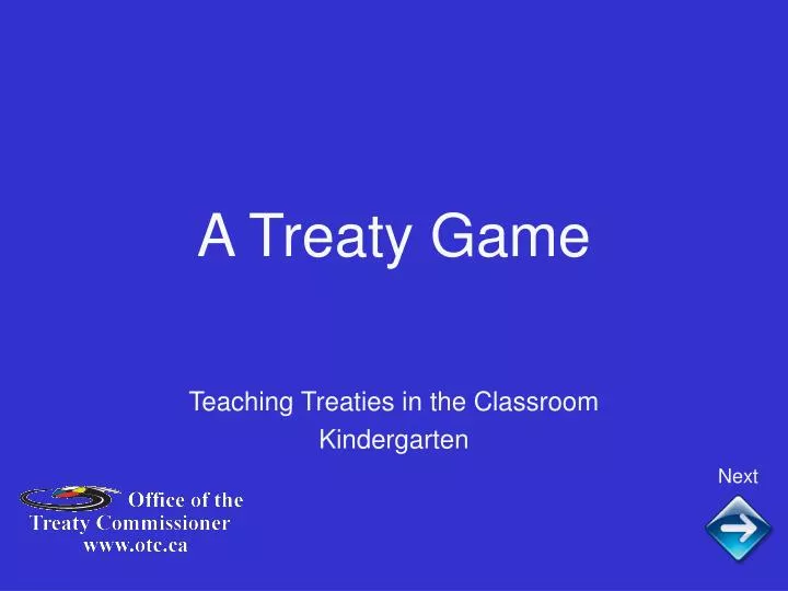a treaty game