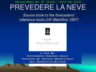 prevedere la neve