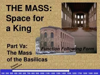 Part Va: The Mass of the Basilicas