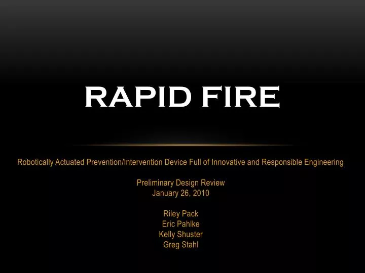 rapid fire