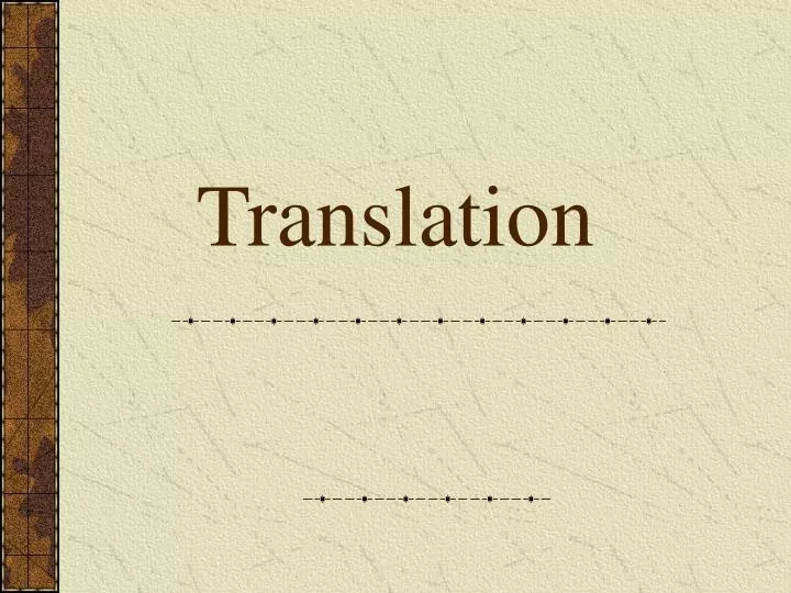 translation