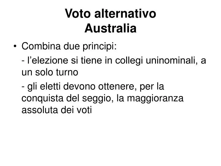 voto alternativo australia