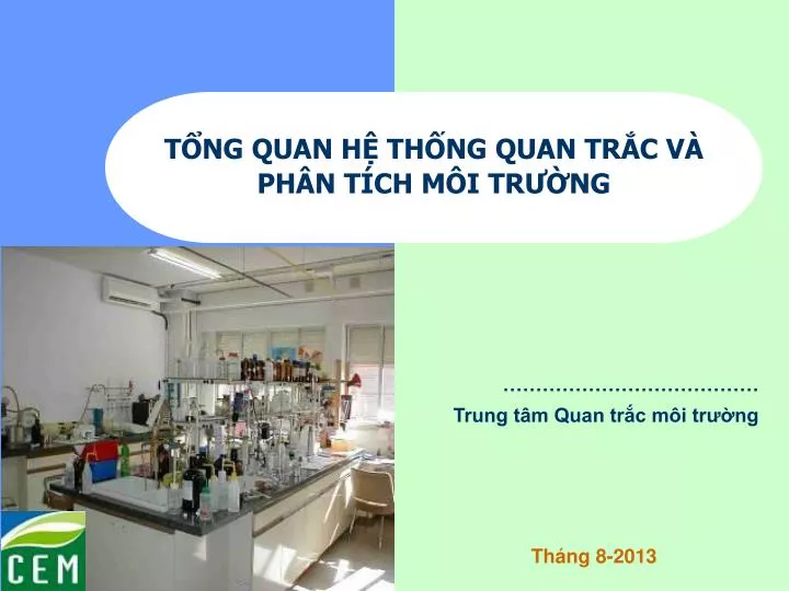 trung t m quan tr c m i tr ng