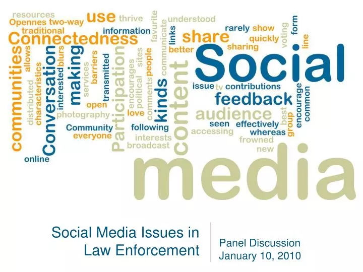 social media issues in law enforcement