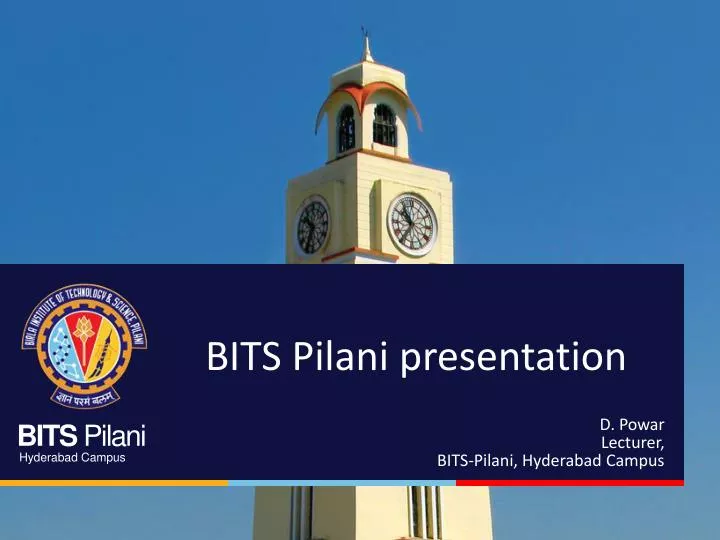 bits pilani presentation