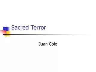 Sacred Terror