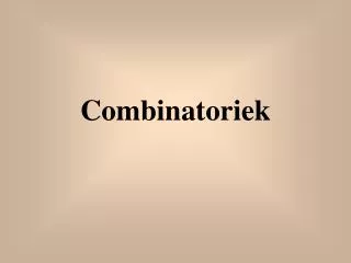 combinatoriek