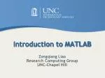PPT - Introduction to MATLAB PowerPoint Presentation, free download ...