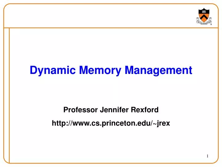 dynamic memory management