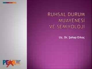ruhsal durum muayenes ve sem yoloj