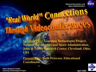 &quot;Real World&quot; Connections Through Videoconferences