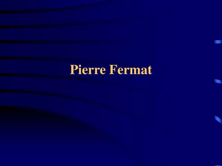 pierre fermat