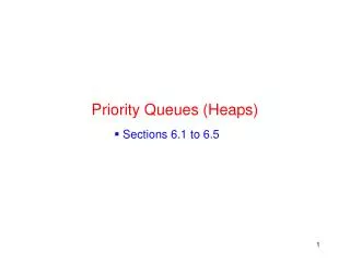 Priority Queues (Heaps)