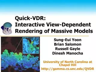 Quick-VDR: Interactive View-Dependent Rendering of Massive Models