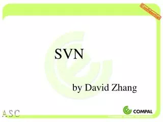 svn by david zhang