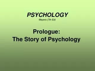 PSYCHOLOGY Meyers (7th Ed)