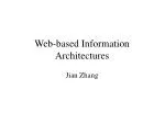 Web-based Information Architectures - slide 1