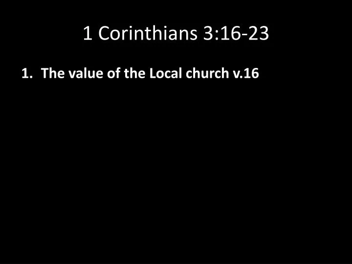 1 corinthians 3 16 23