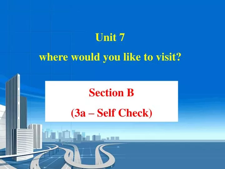 section b 3a self check