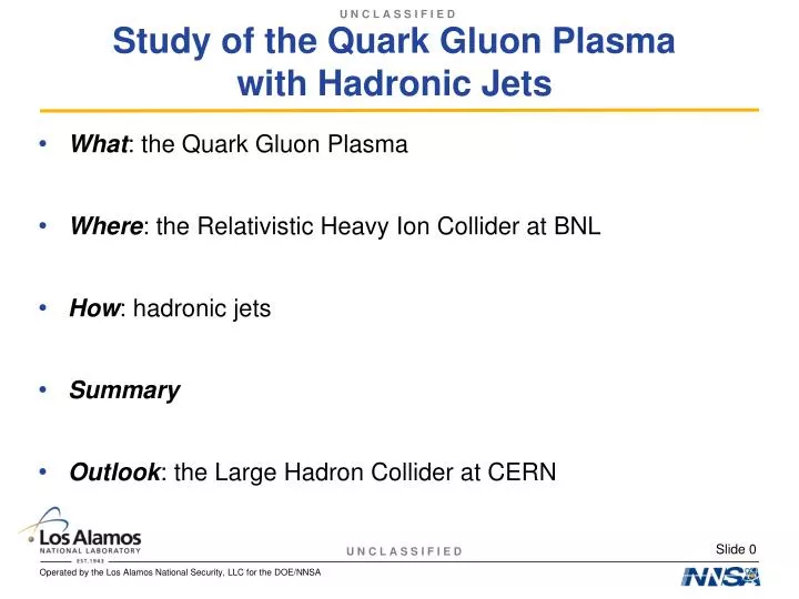 study of the quark gluon plasma with hadronic jets