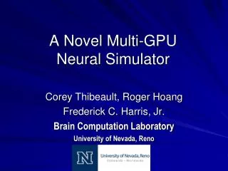 A Novel Multi-GPU Neural Simulator