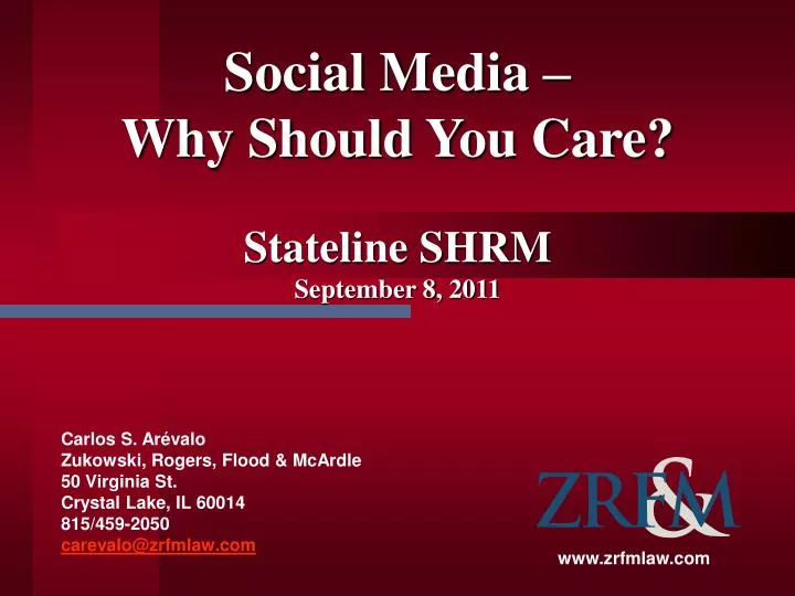 social media why should you care