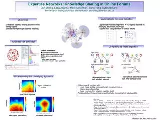 Expertise Networks: Knowledge Sharing in Online Forums