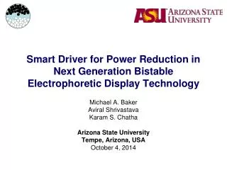 Smart Driver for Power Reduction in Next Generation Bistable Electrophoretic Display Technology