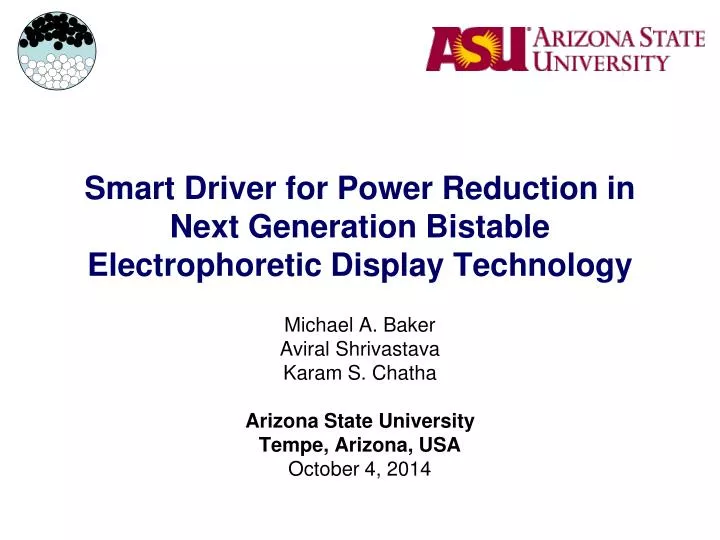 smart driver for power reduction in next generation bistable electrophoretic display technology