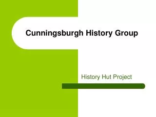 Cunningsburgh History Group