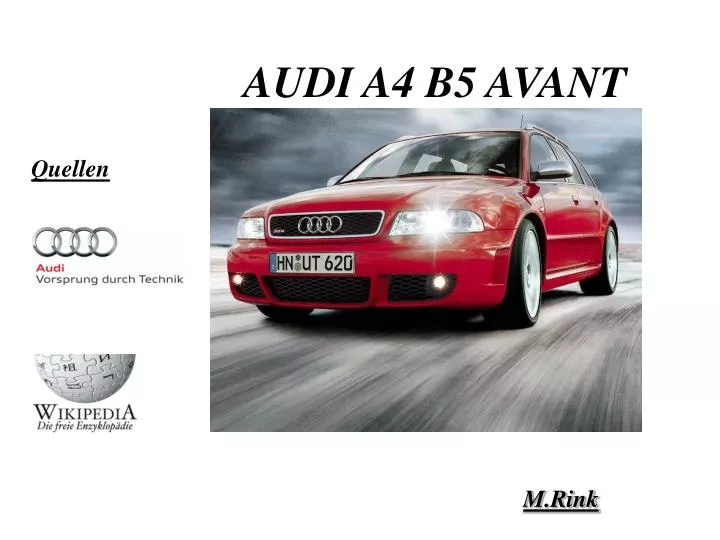 PPT - AUDI A4 B5 AVANT PowerPoint Presentation, free download - ID