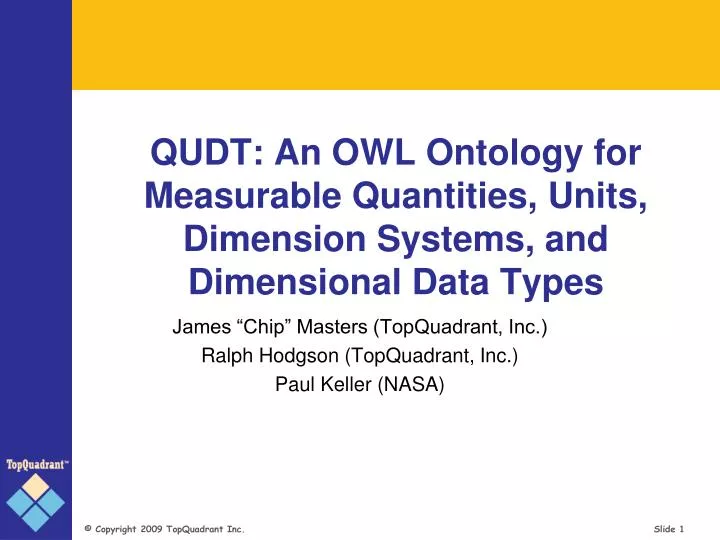 qudt an owl ontology for measurable quantities units dimension systems and dimensional data types