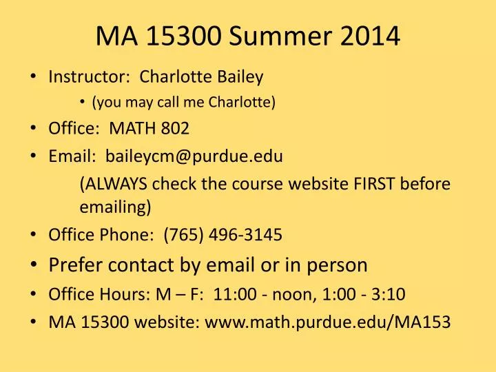 ma 15300 summer 2014