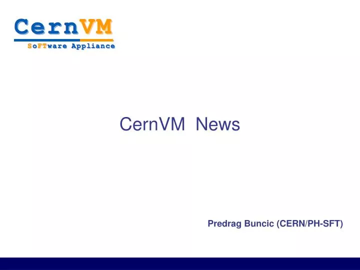 cernvm news