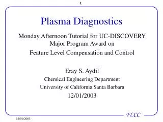 Plasma Diagnostics