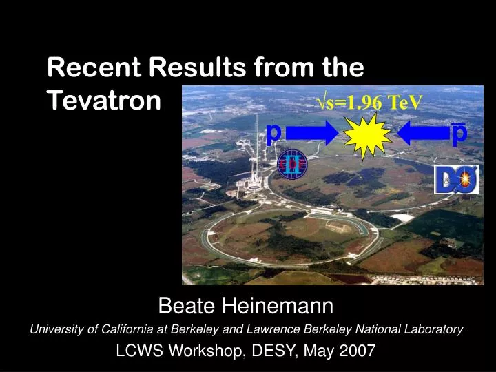 recent results from the tevatron