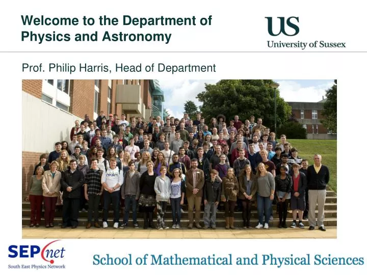welcome to the department of physics and astronomy