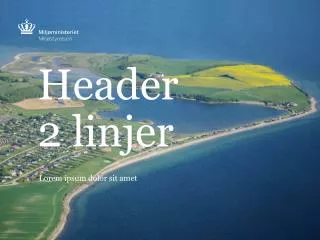 header 2 linjer