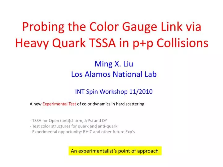 probing the color gauge link via heavy quark tssa in p p collisions