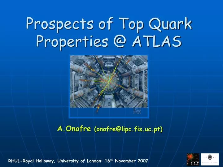 prospects of top quark properties @ atlas