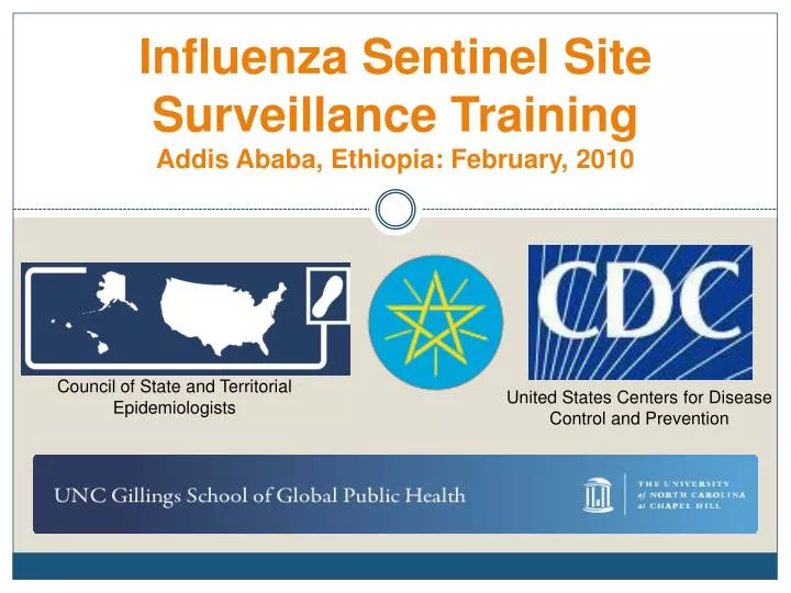 influenza sentinel site surveillance training addis ababa ethiopia february 2010