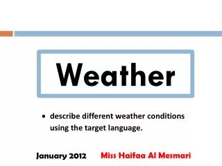 weather